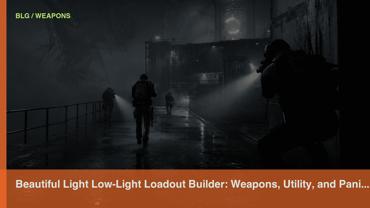 Beautiful Light Low-Light Loadout Builder: Weapons, Utility, and Panic Tools Beautiful Light public media thumbnail
